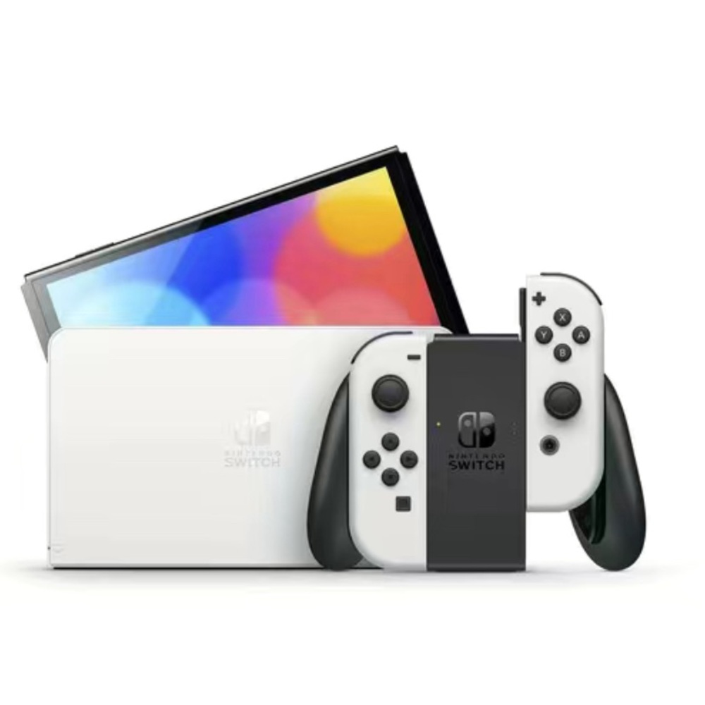 Nintendo Switch OLED - NEW- USA Charger - Region Free Japan - 64GB -Bundle-White